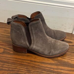 Lucky Brand Suede Ankle Boots - Brown